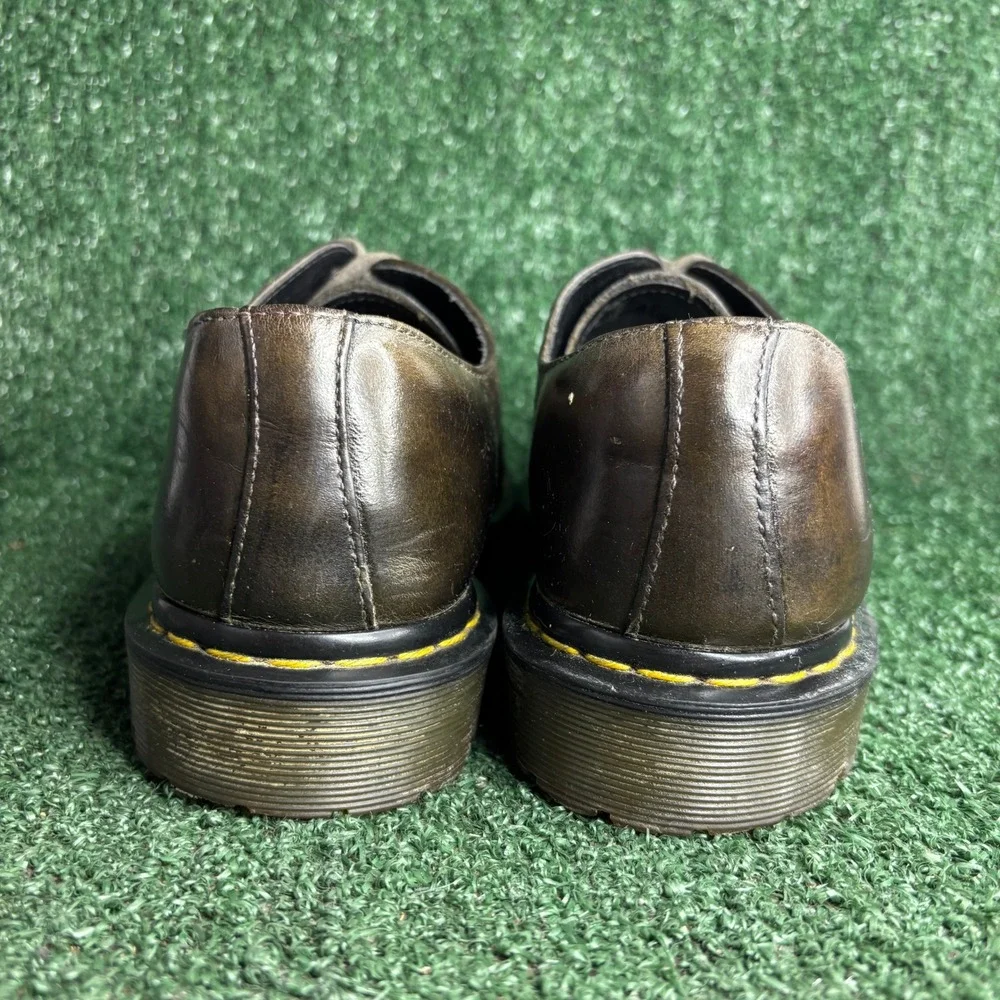 Dr Martens‎ 1461 Distressed Leather Bouncing Soles Oxford Shoes Brown Mens Sz 11
